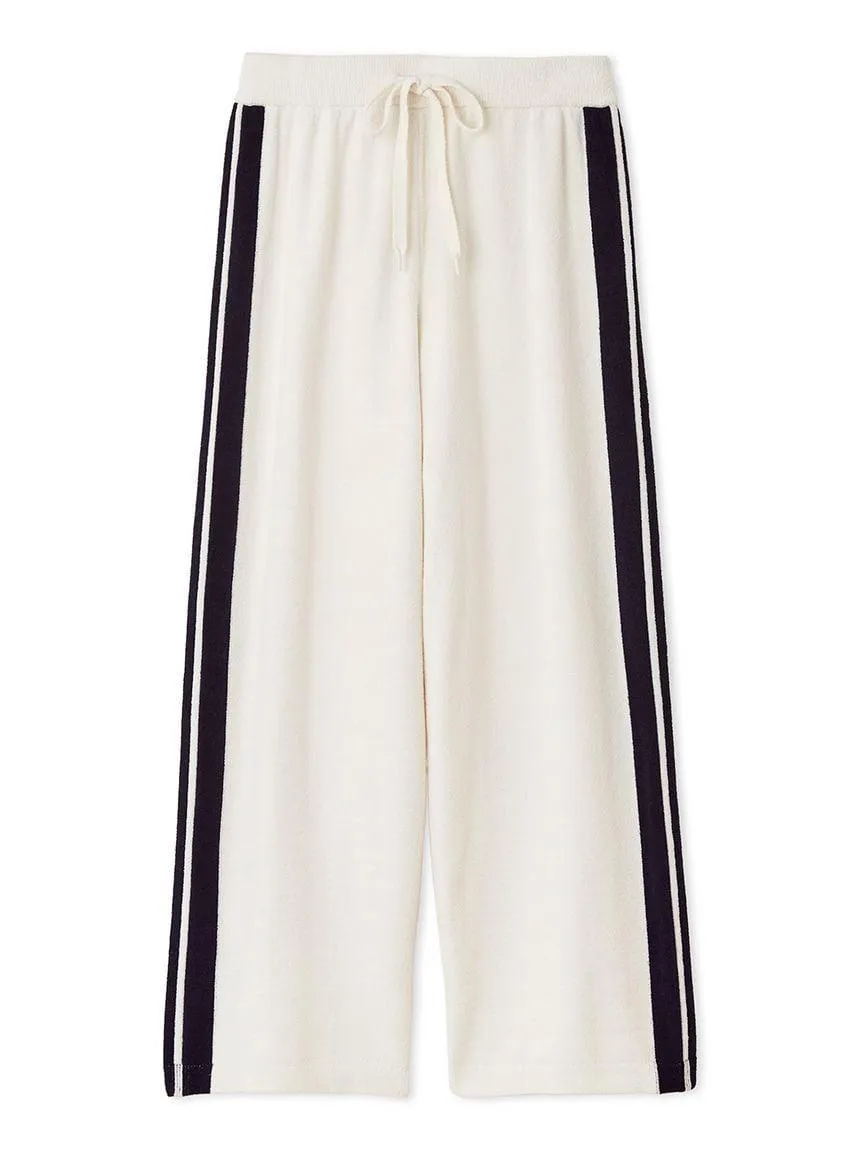 Airy Moco Sporty Border Long Pants