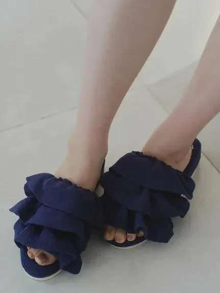 Airy Moco Tiered House Slippers gallery 5