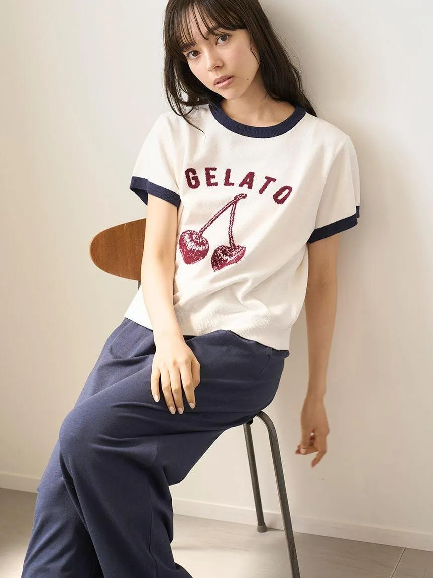 Airy Moco Variety Motif Jacquard Pullover gallery 8