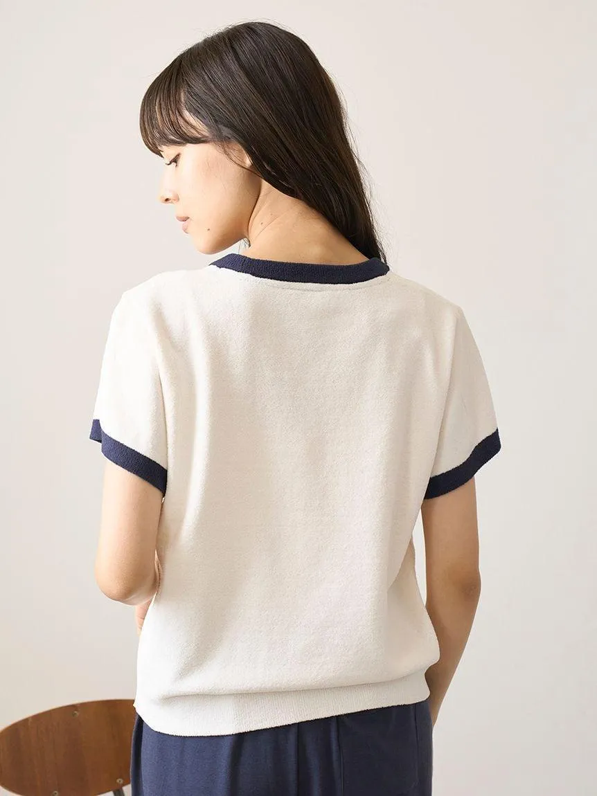 Airy Moco Variety Motif Jacquard Pullover gallery 2