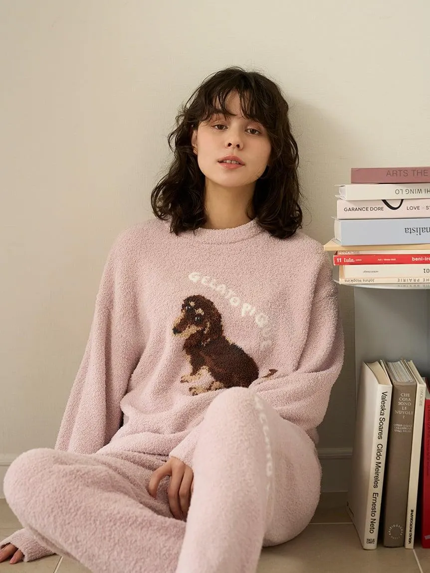 Baby Moco Dachshund / Schnauzer Jacquard Pullover & Pants Set gallery 2