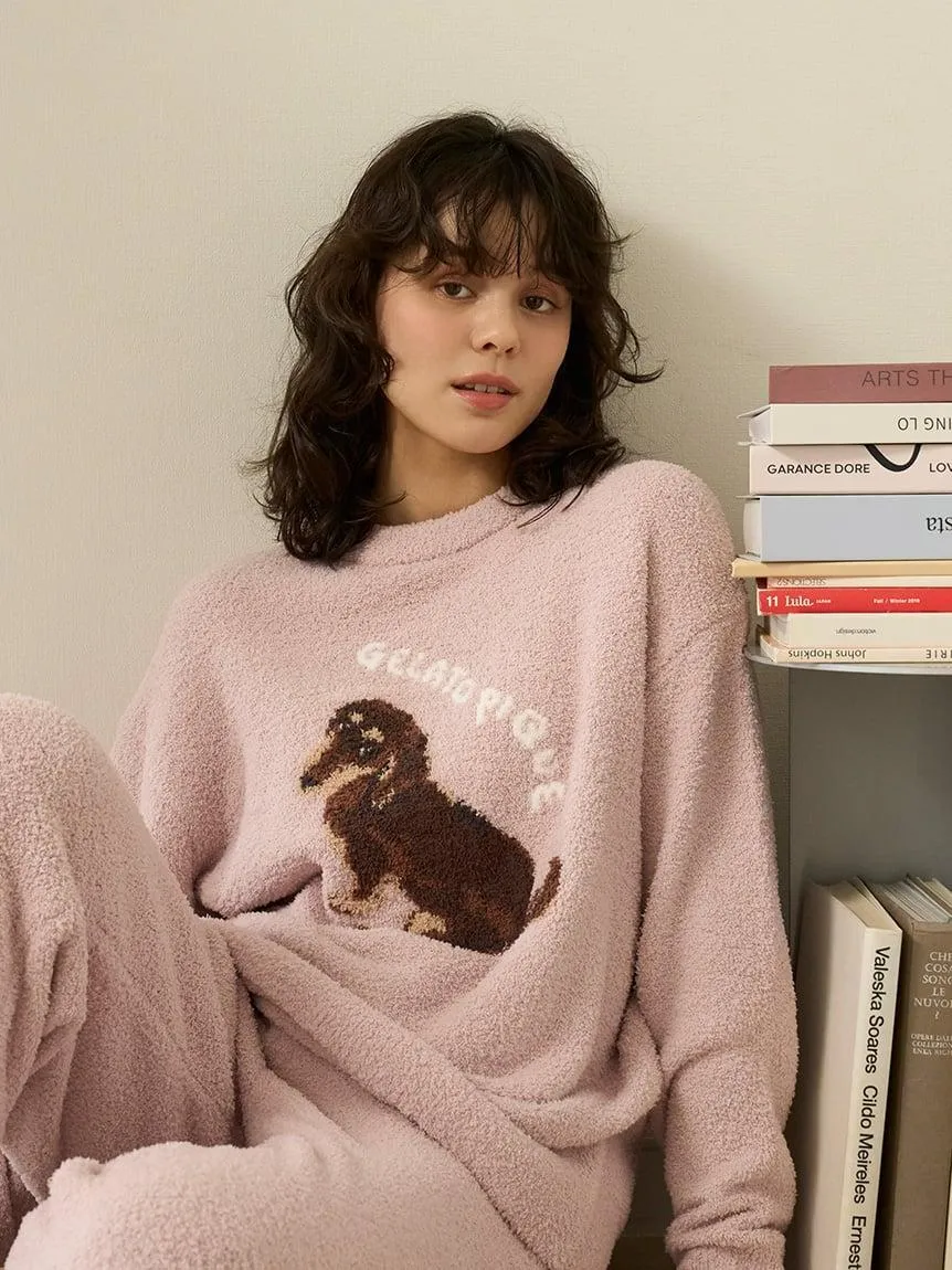 Baby Moco Dachshund / Schnauzer Jacquard Pullover & Pants Set gallery 6