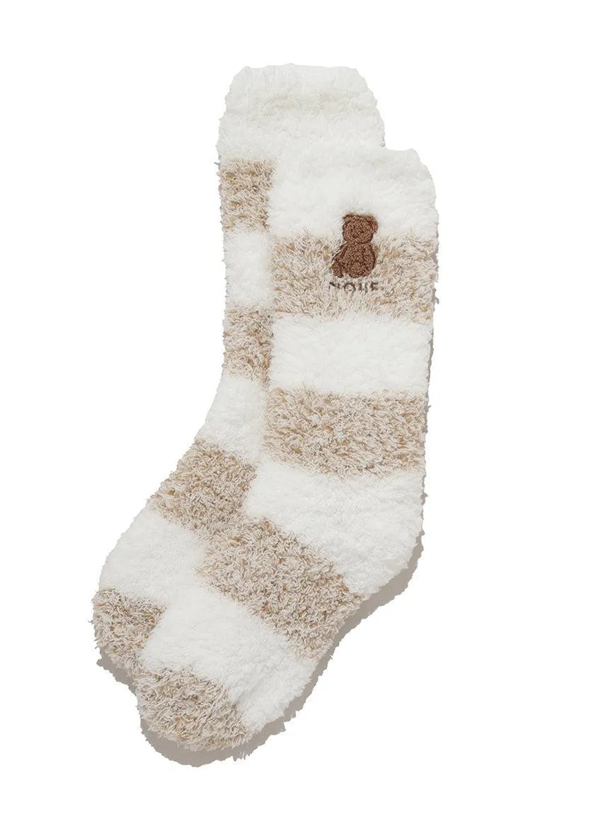 Bear Sagara Melange 2 Border Socks gallery 1