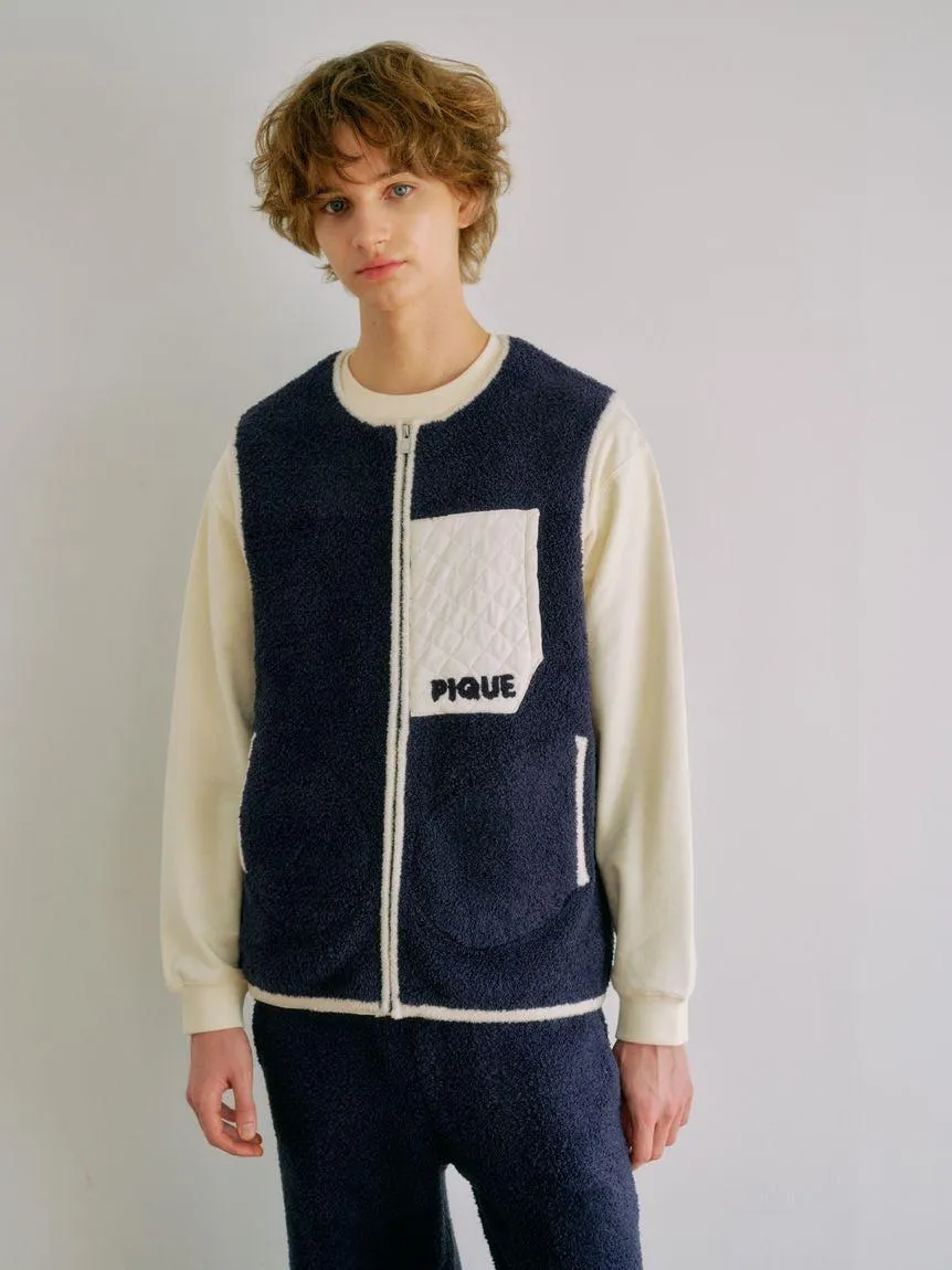 [BEGIN] Men's Powder Color-scheme Vest gallery 5