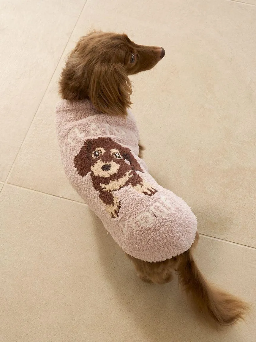 [CAT&DOG] Baby Moco Dachshund Jacquard Pet Pullover gallery 9