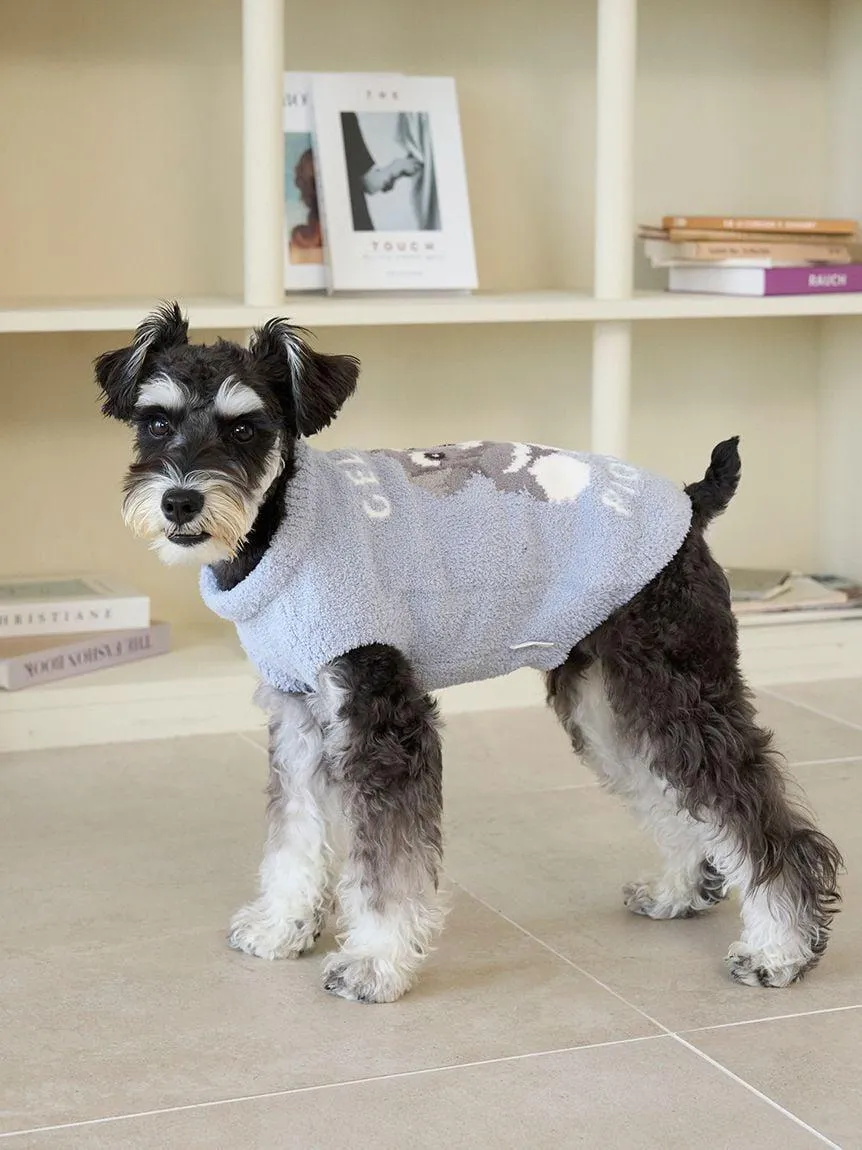 [CAT&DOG] Baby Moco Schnauzer Jacquard Pet Pullover gallery 9