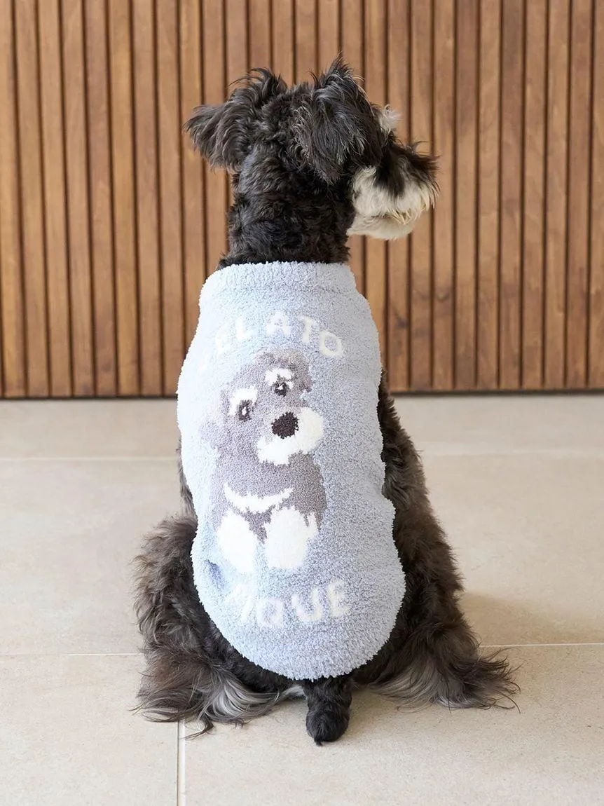 [CAT&DOG] Baby Moco Schnauzer Jacquard Pet Pullover gallery 5