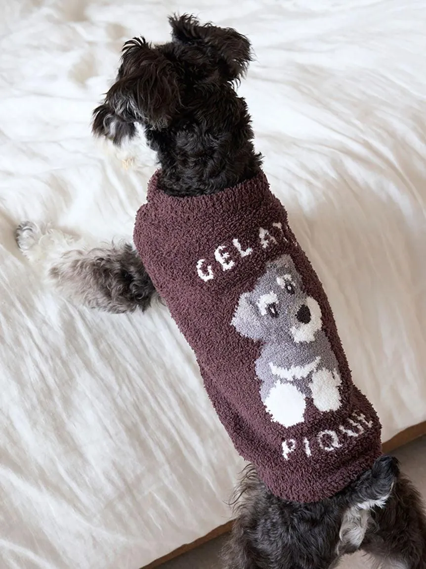 [CAT&DOG] Baby Moco Schnauzer Jacquard Pet Pullover gallery 7