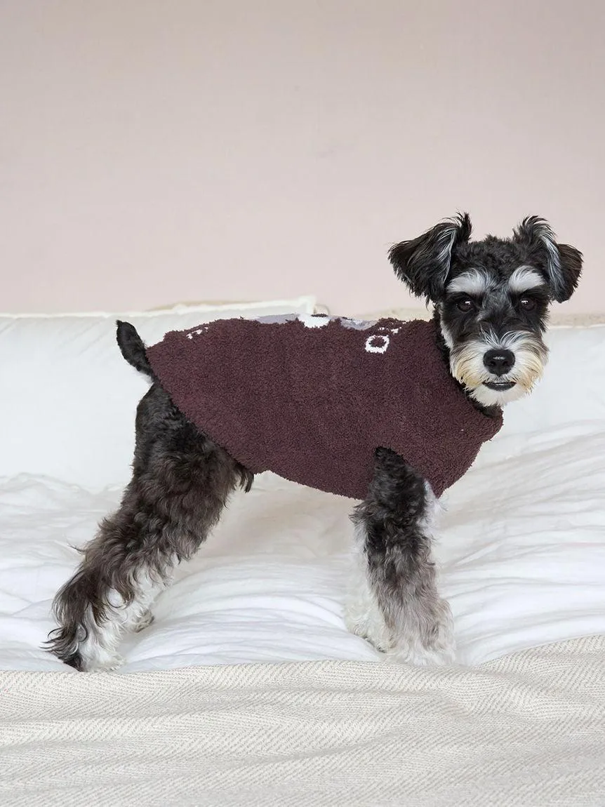 [CAT&DOG] Baby Moco Schnauzer Jacquard Pet Pullover gallery 8