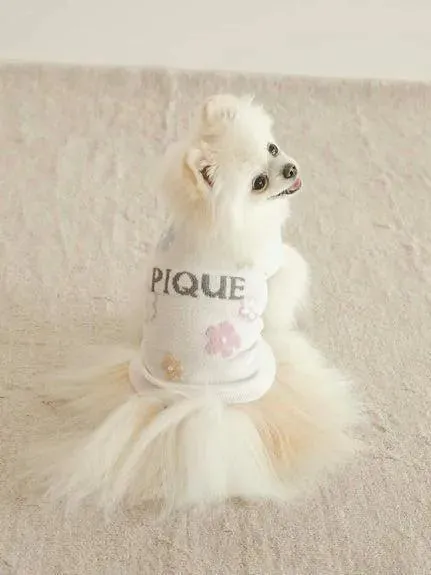 CAT&DOG Flower Logo Jacquard Pullover gallery 3