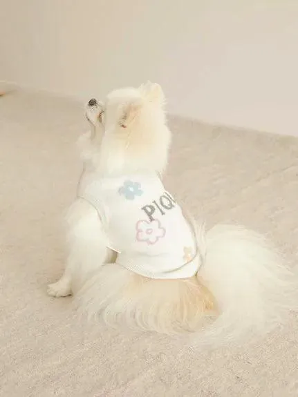 CAT&DOG Flower Logo Jacquard Pullover gallery 2