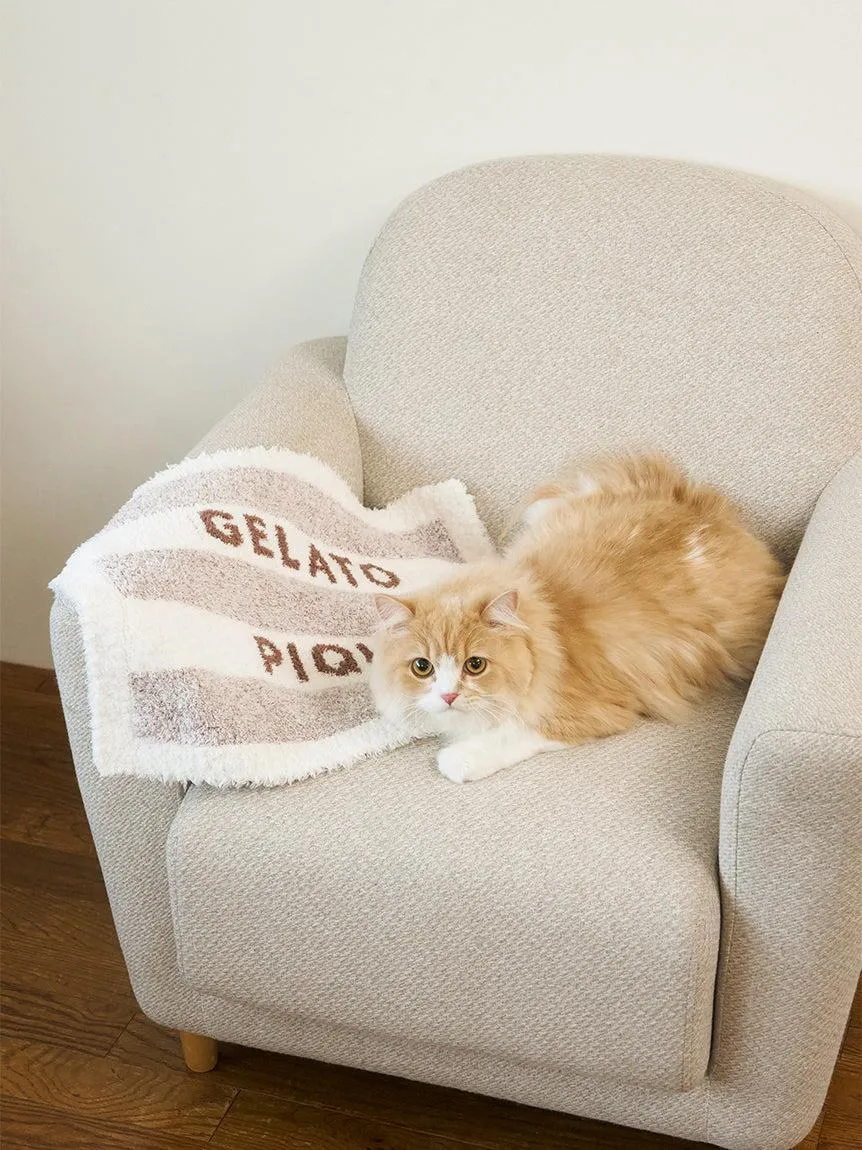 [CAT&DOG] Gelato Pique 2 Border Pet Blanket gallery 1
