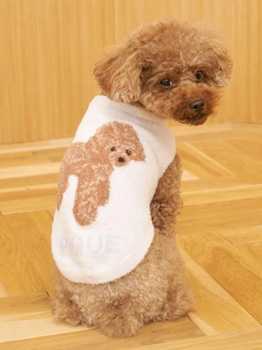[CAT & DOG] Smoothie Toy Poodle Jacquard Pullover gallery 2