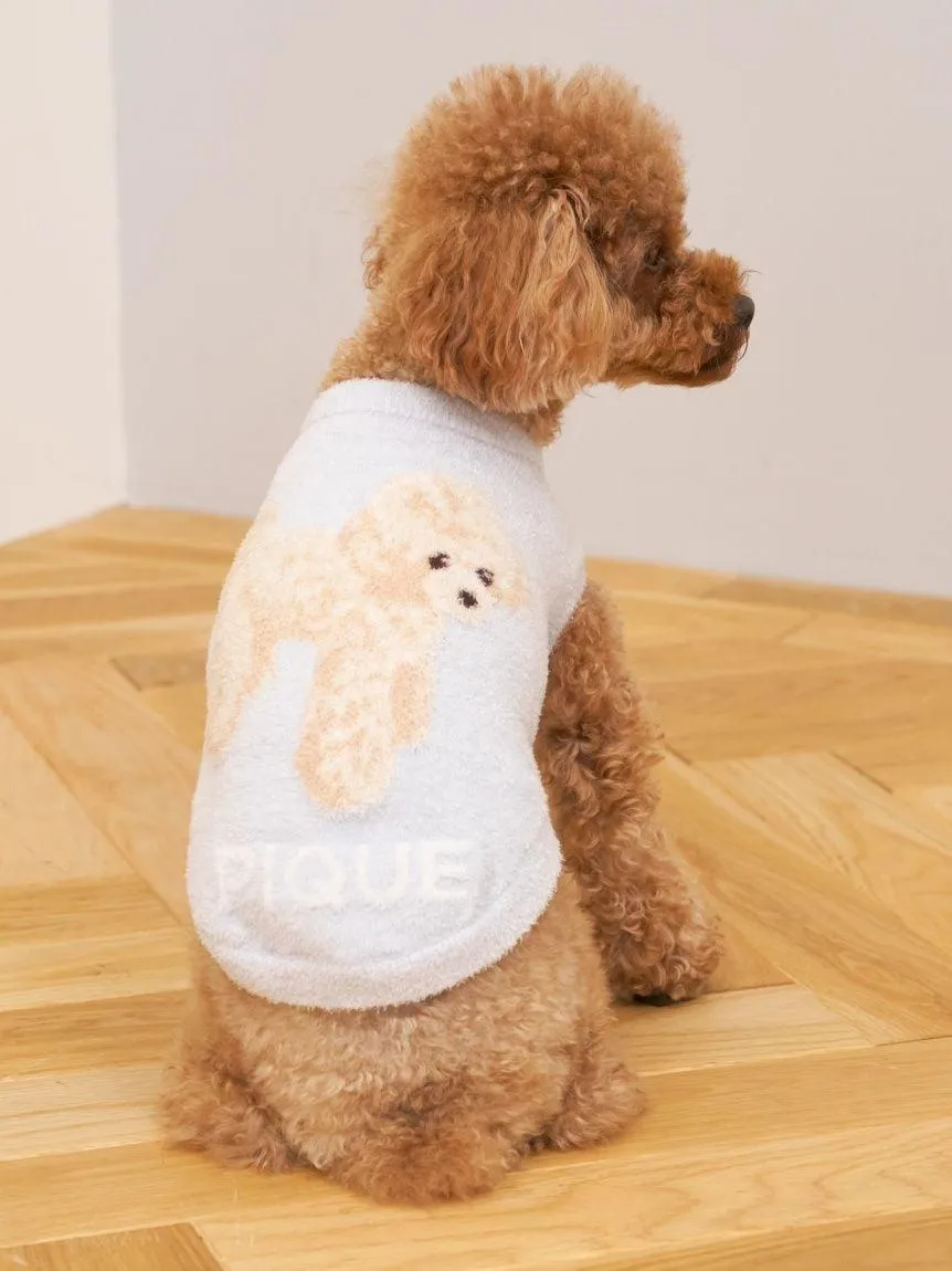 [CAT & DOG] Smoothie Toy Poodle Jacquard Pullover gallery 6