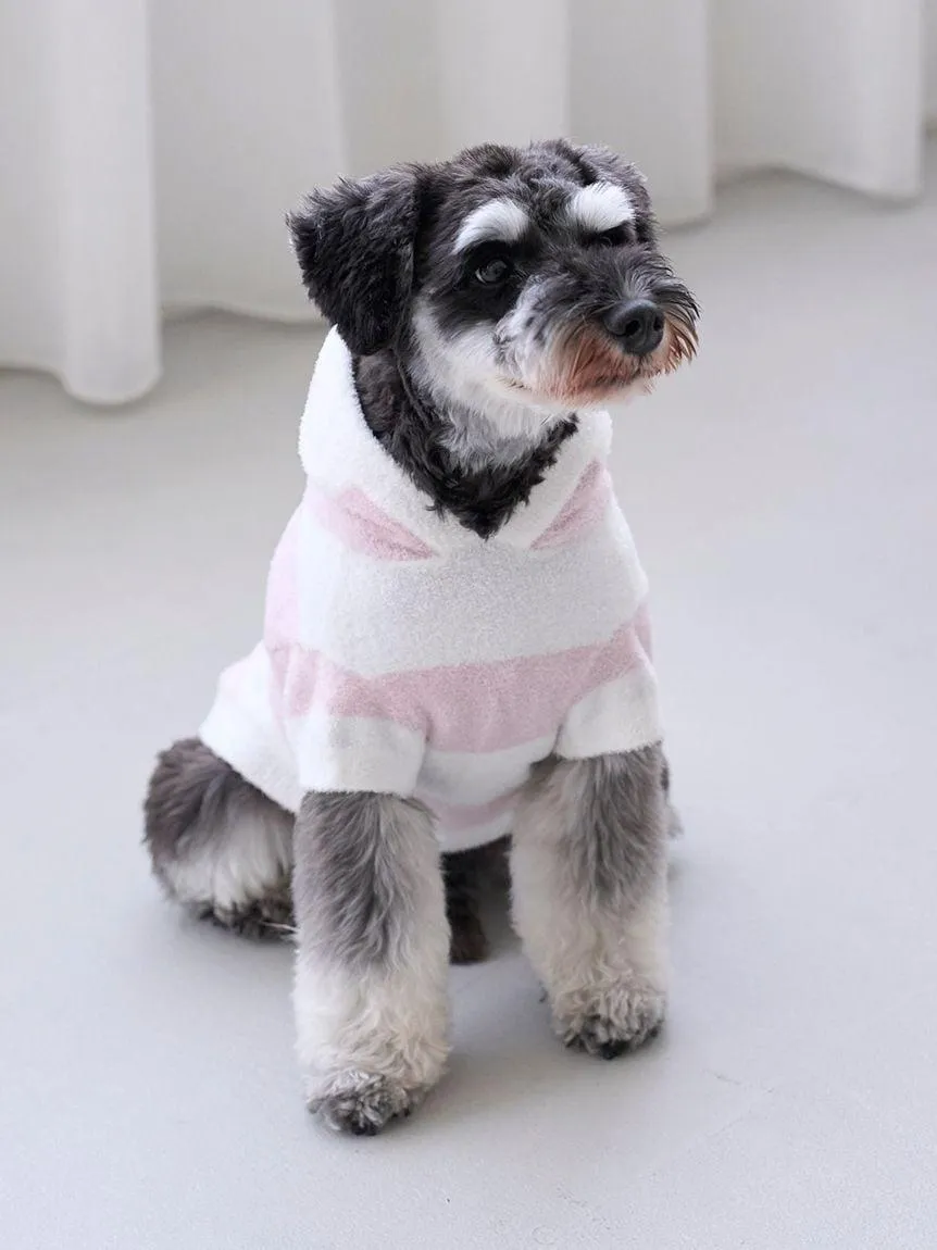 [CAT & DOG] Smoothie XL Size 2-Stripe Hoodie gallery 5