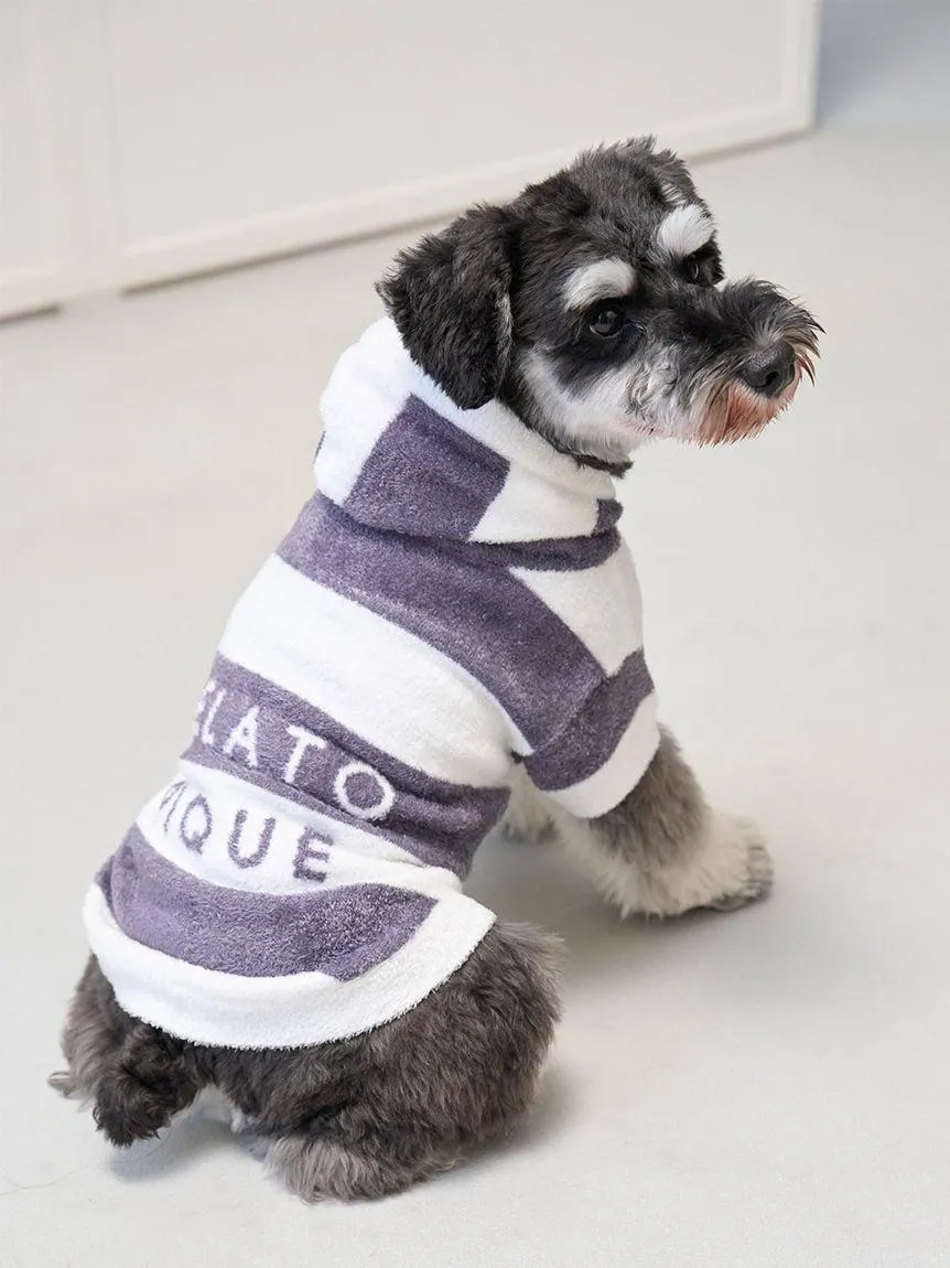 [CAT & DOG] Smoothie XL Size 2-Stripe Hoodie gallery 7