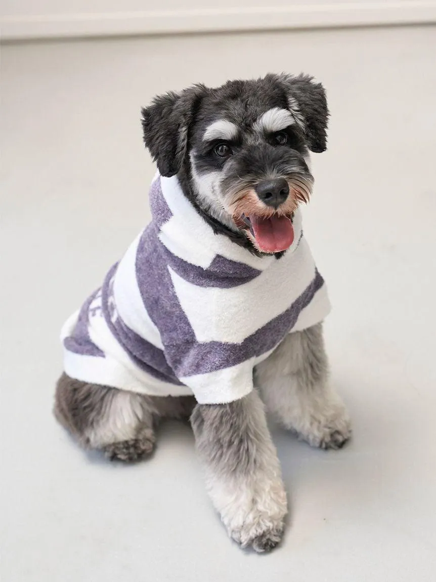 [CAT & DOG] Smoothie XL Size 2-Stripe Hoodie gallery 1