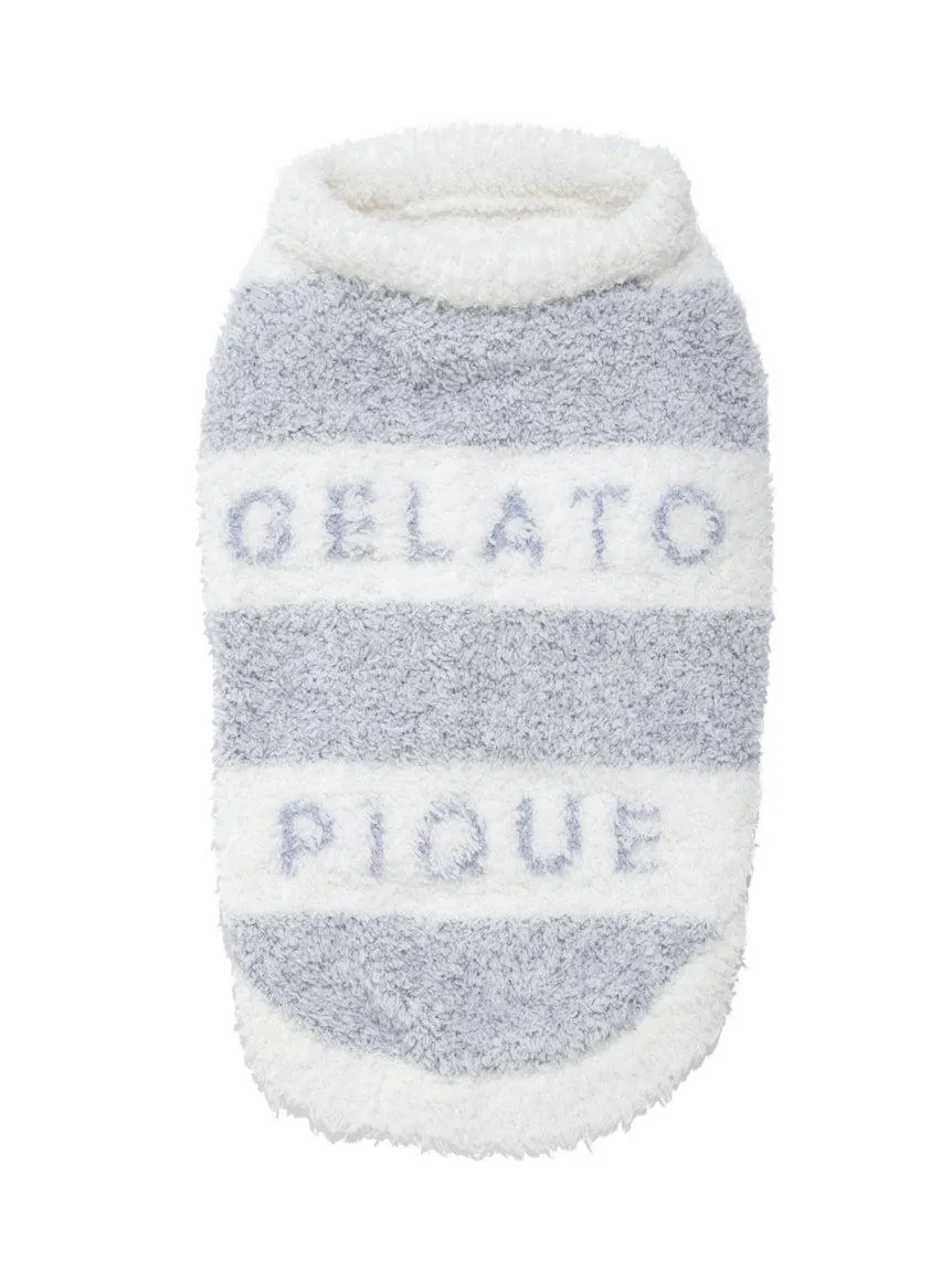 [CAT&DOG] XL-size Gelato Melange 2 Border Pet Pullover