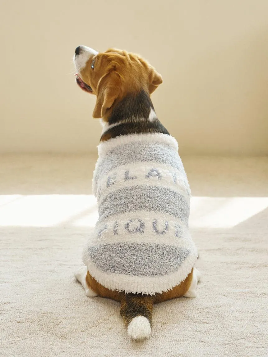 [CAT&DOG] XL-size Gelato Melange 2 Border Pet Pullover gallery 1