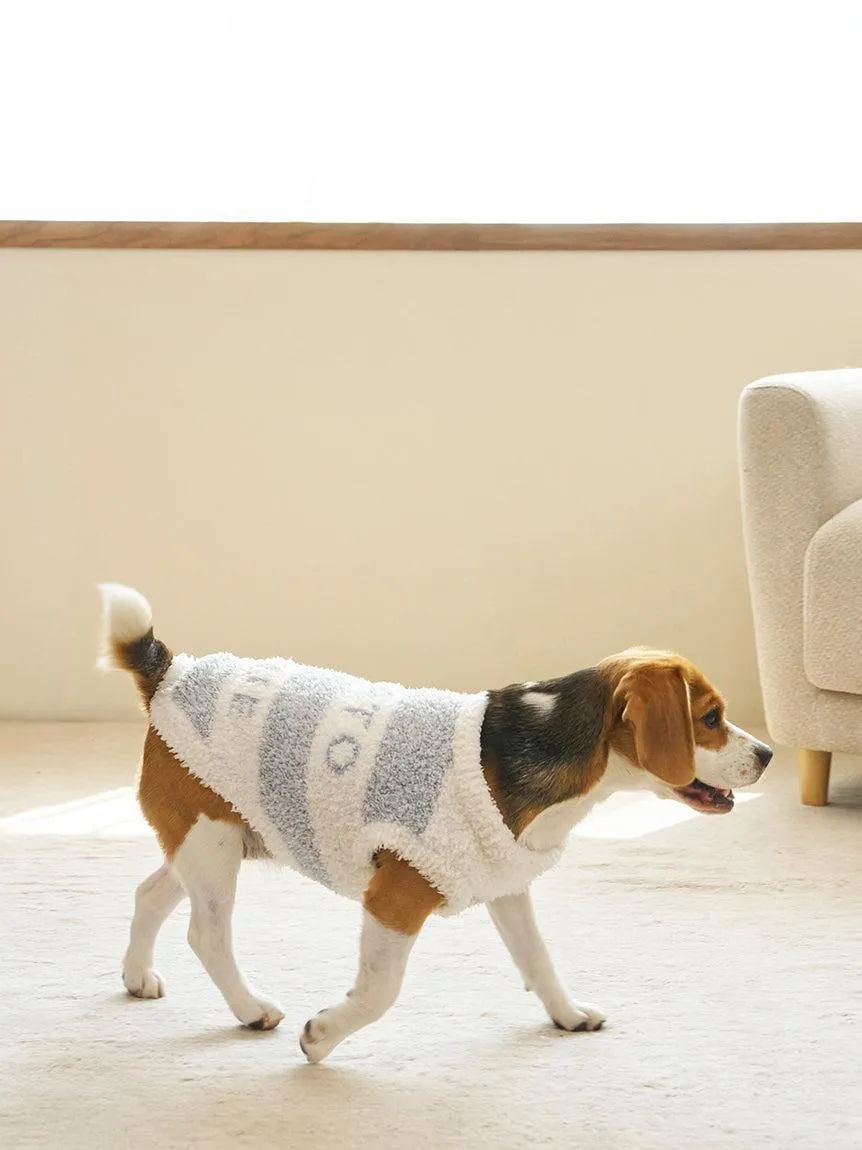 [CAT&DOG] XL-size Gelato Melange 2 Border Pet Pullover gallery 5