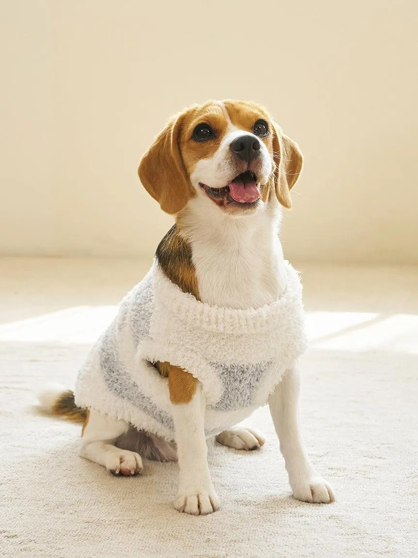 [CAT&DOG] XL-size Gelato Melange 2 Border Pet Pullover gallery 4