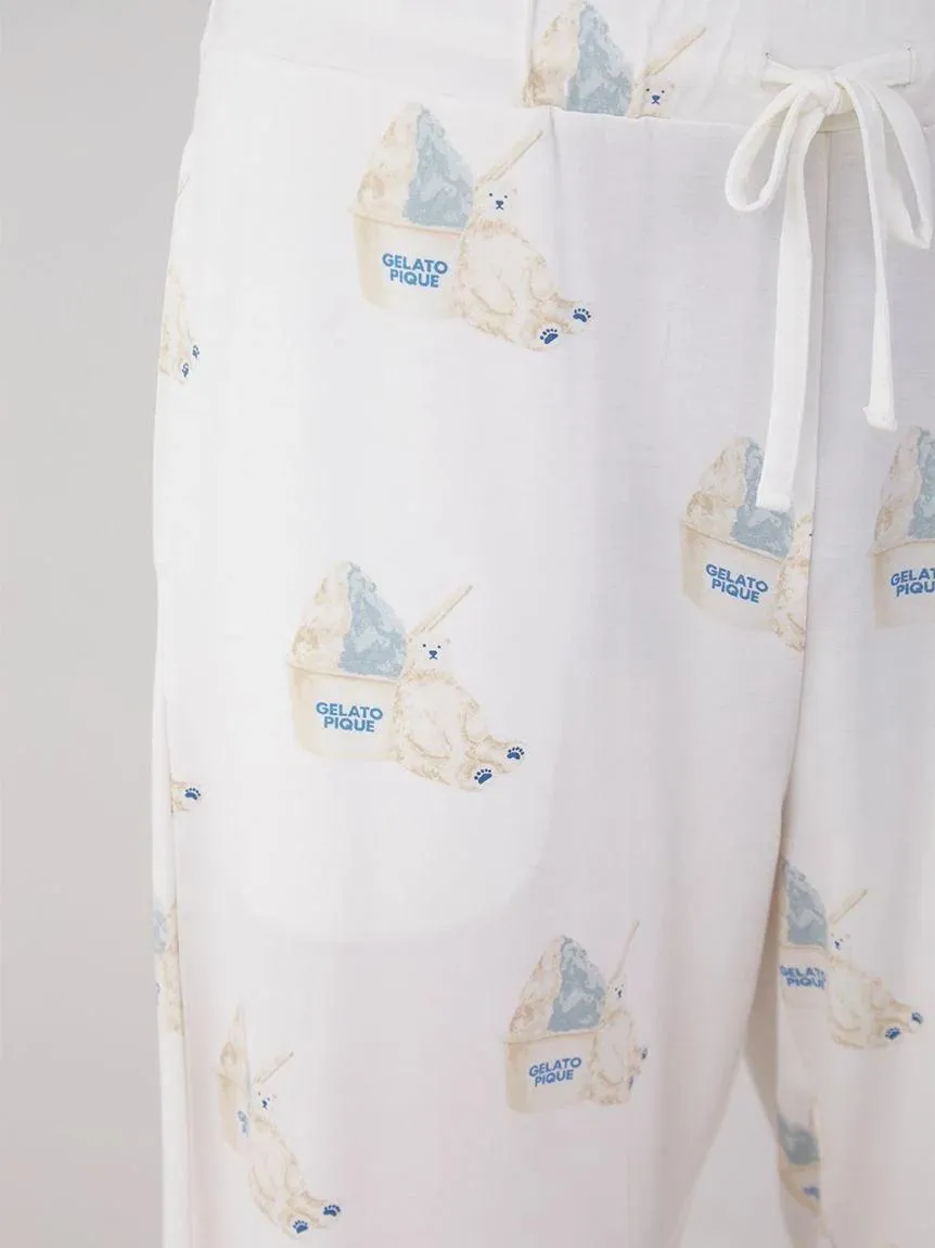 COOL MEN'S Polar Bear Motif Lounge Shorts gallery 2