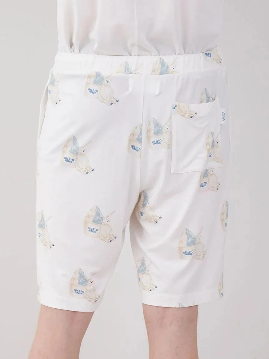 COOL MEN'S Polar Bear Motif Lounge Shorts gallery 8