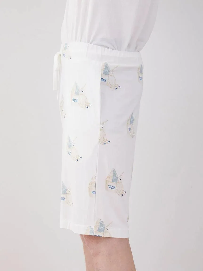 COOL MEN'S Polar Bear Motif Lounge Shorts gallery 7