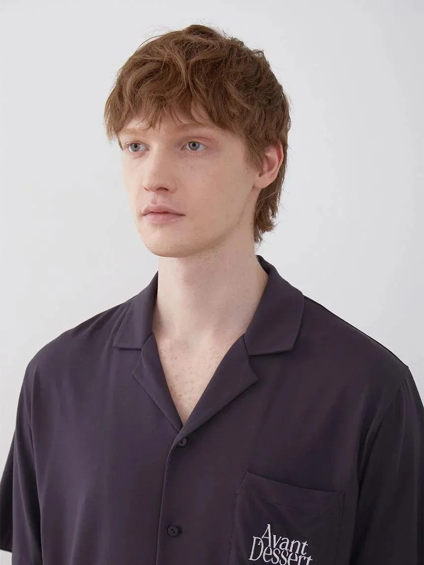 COOL MEN'S Rayon Logo Pajama Sleep Shirt gallery 9