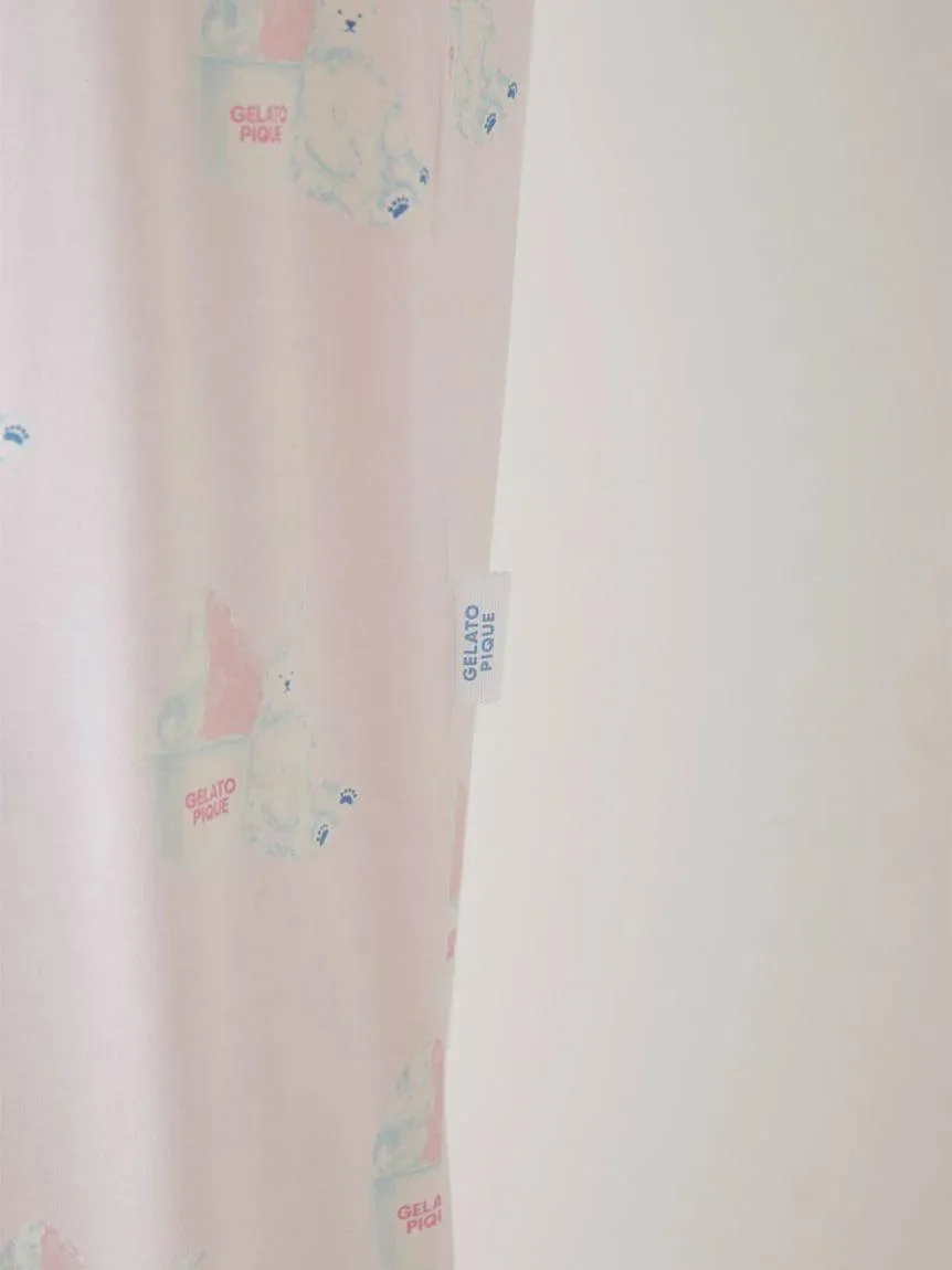 COOL Polar Bear Motif Sleeveless Maxi Dress gallery 1