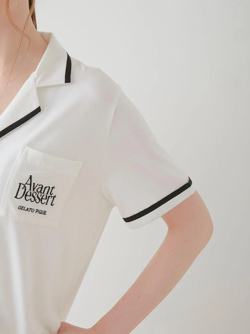 COOL Rayon Logo Button-Up Sleep Shirt gallery 9