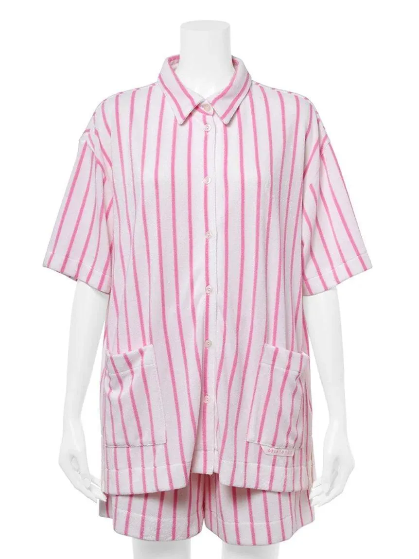 Cool-Touch Striped Pile Shirt gallery 2
