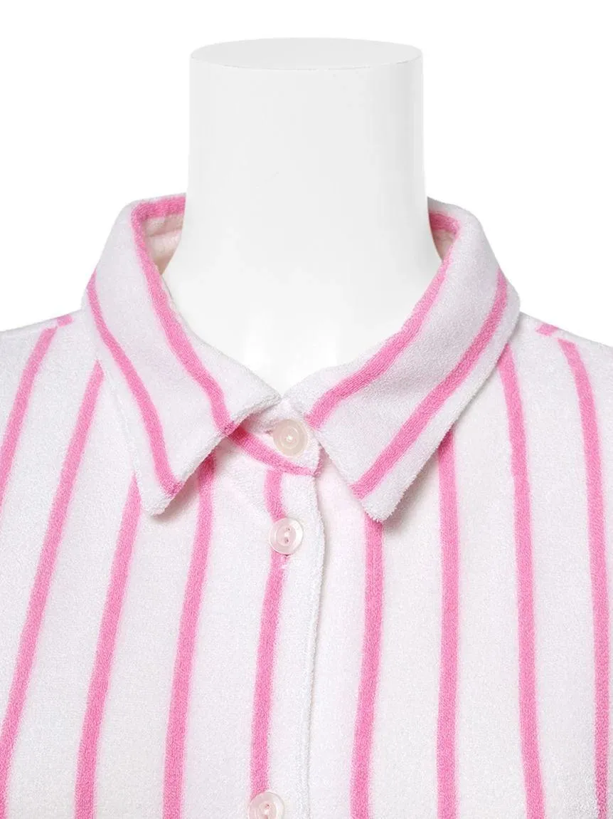 Cool-Touch Striped Pile Shirt gallery 3