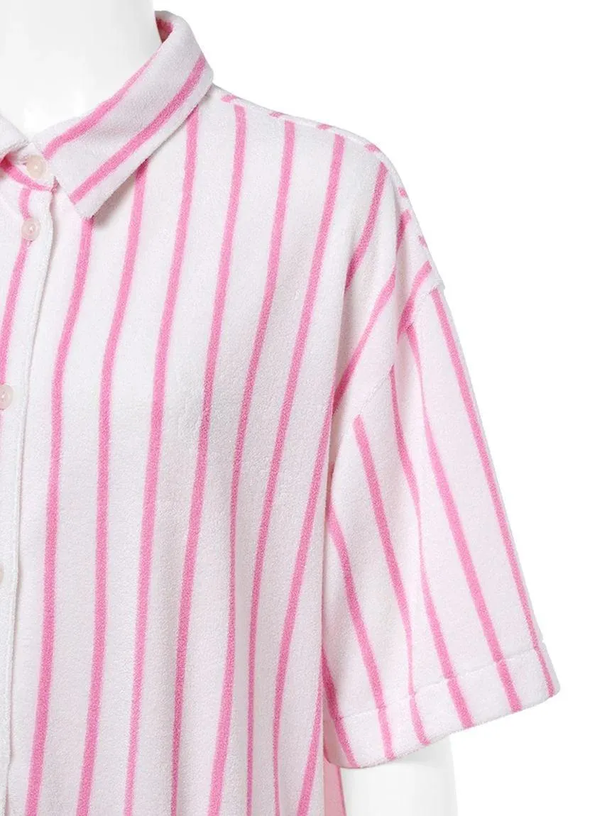 Cool-Touch Striped Pile Shirt gallery 8