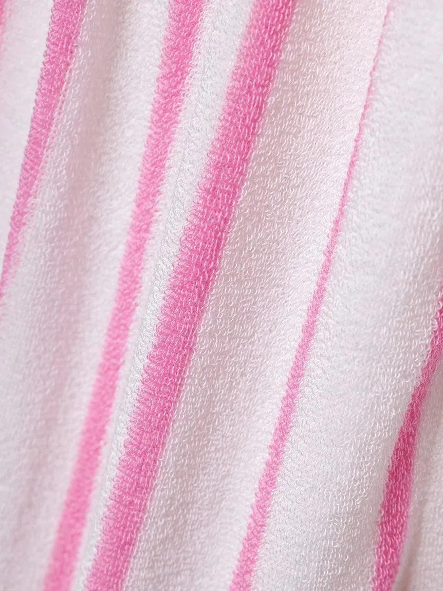 Cool-Touch Striped Pile Shorts gallery 2