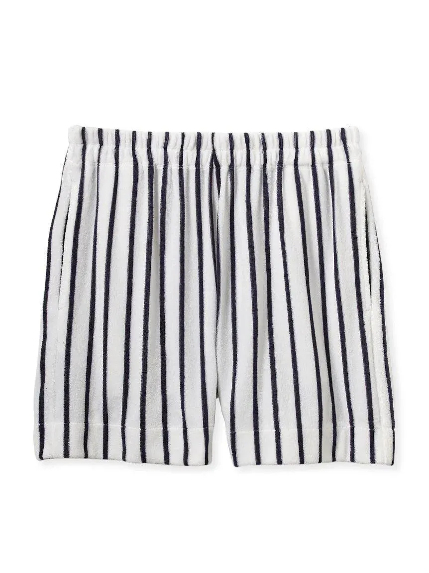 Cool-Touch Striped Pile Shorts gallery 5