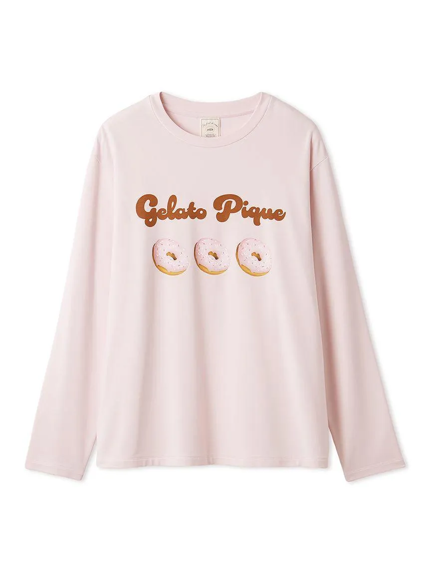 Donut One-point Long-sleeved T-shirt gallery 6