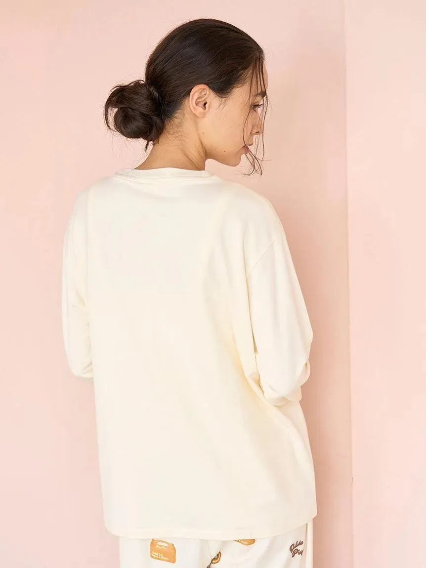 Donut One-point Long-sleeved T-shirt gallery 1