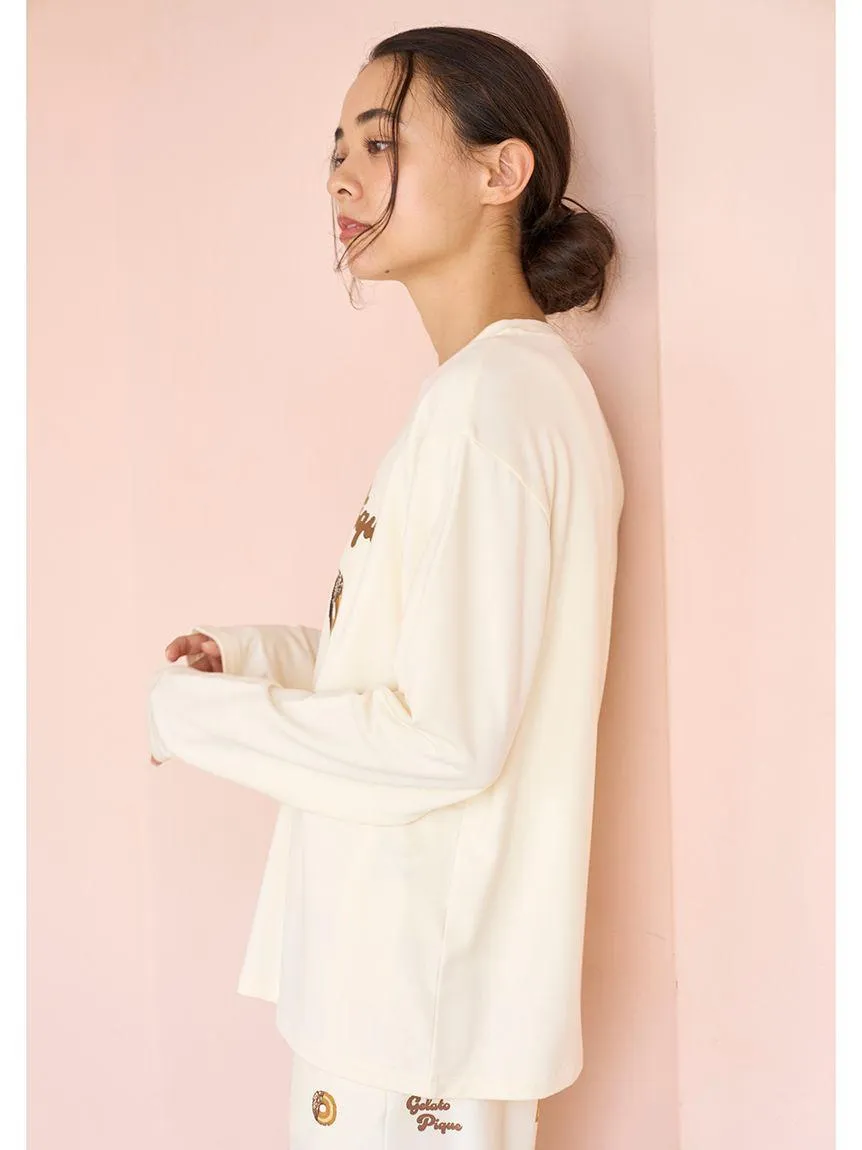 Donut One-point Long-sleeved T-shirt gallery 8