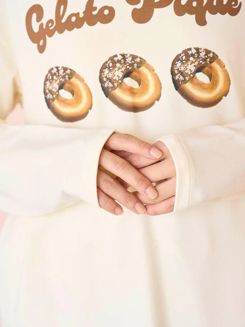 Donut One-point Long-sleeved T-shirt gallery 4