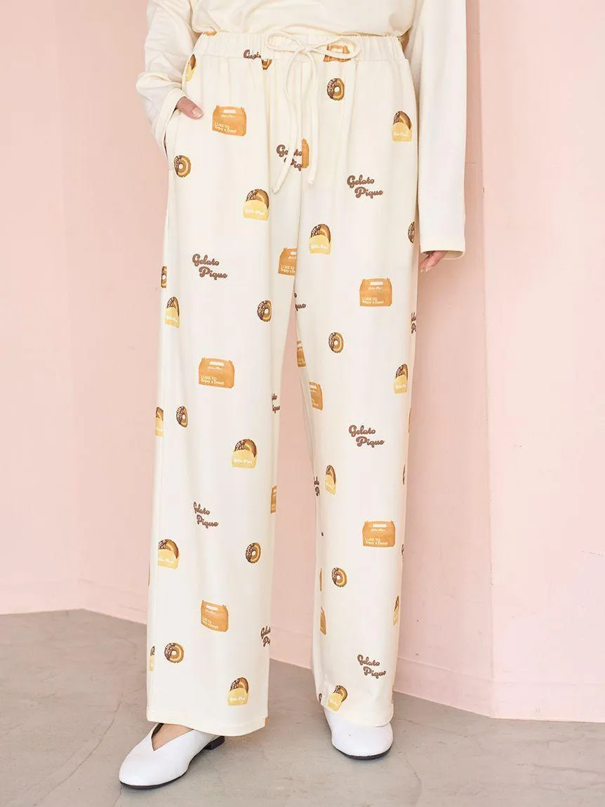 Donut Print Long Pants gallery 8