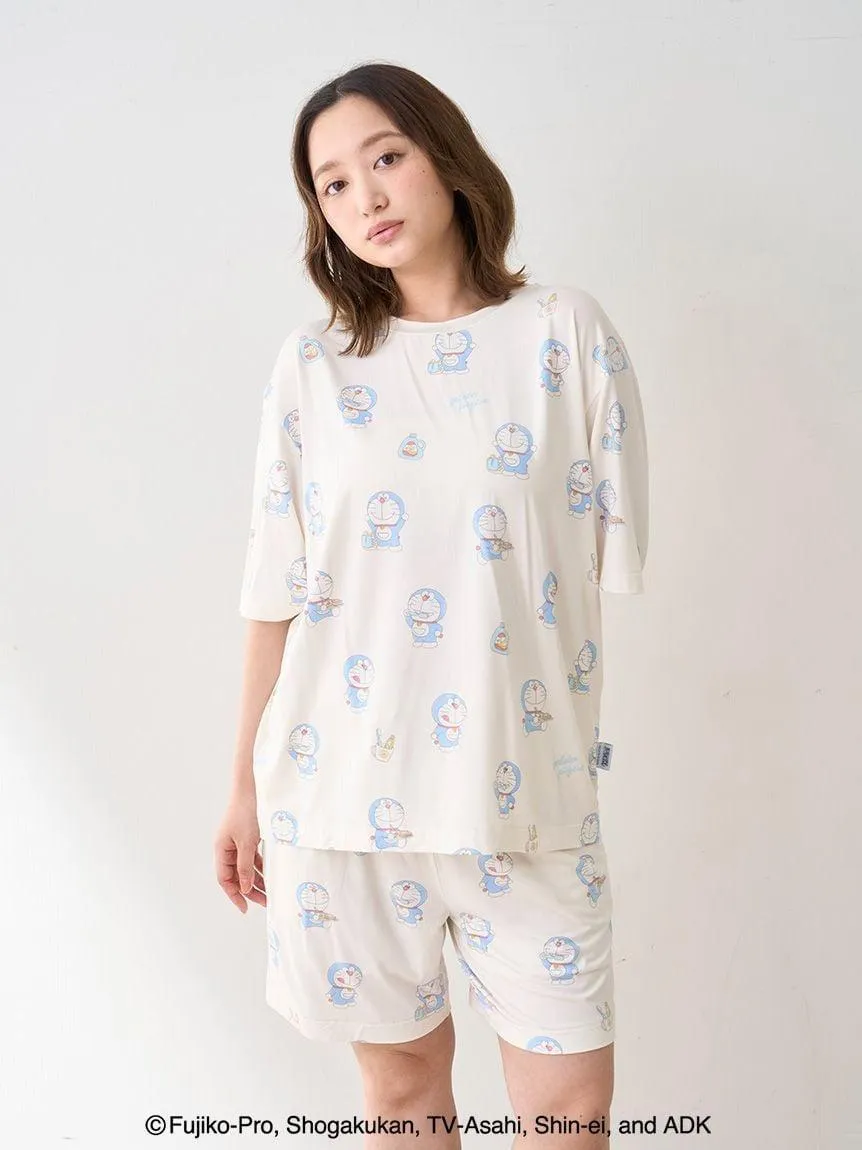 Doraemon Unisex Good Morning Good Night T-shirt gallery 4