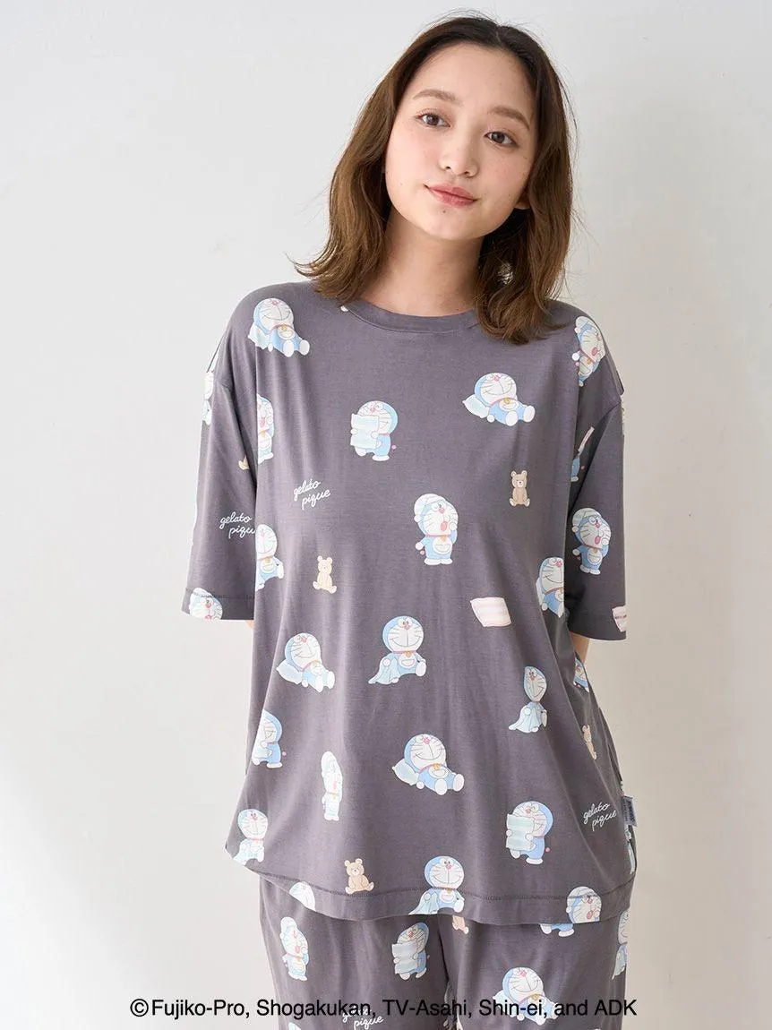 Doraemon Unisex Good Morning Good Night T-shirt gallery 3