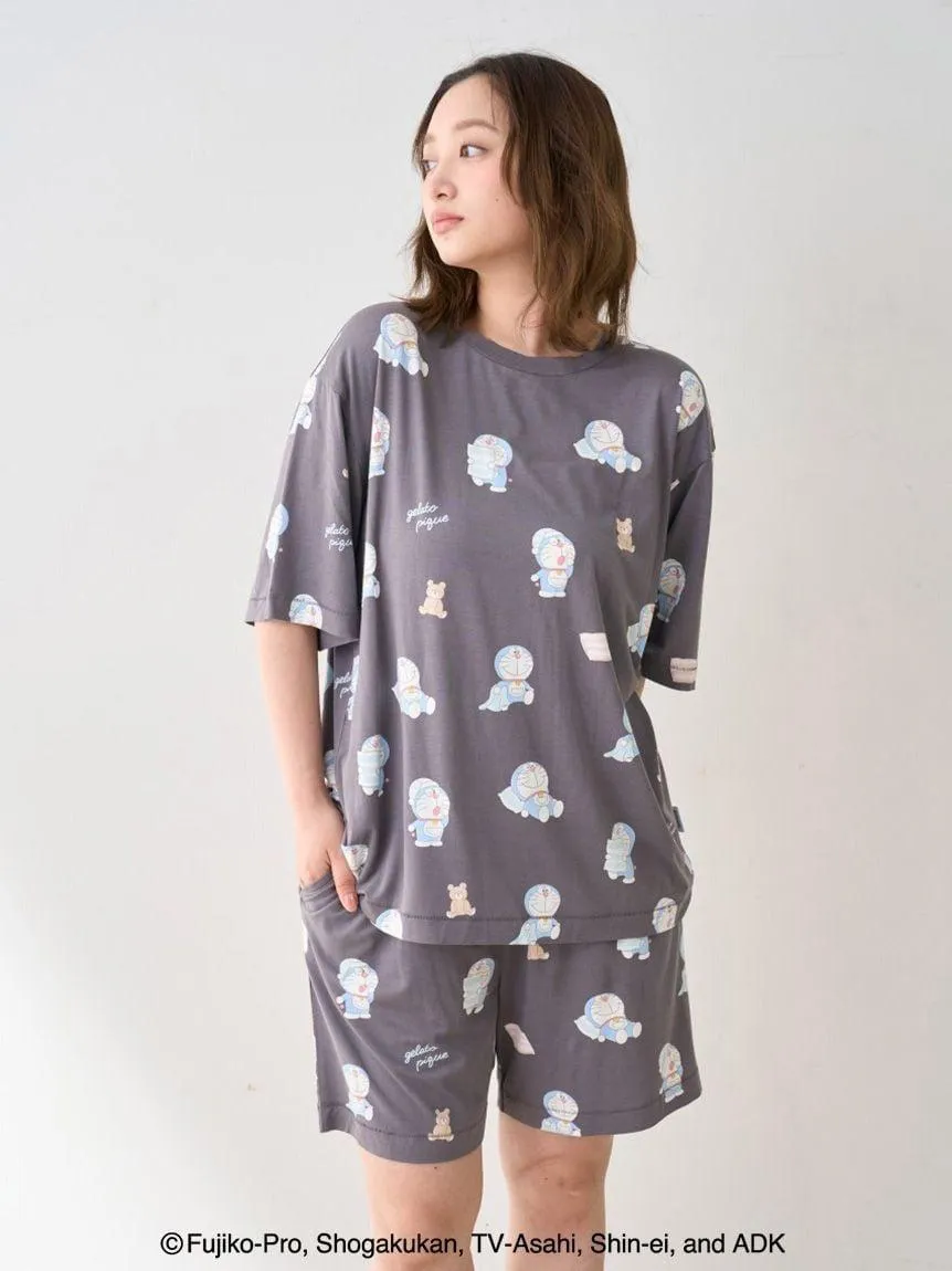 Doraemon Unisex Good Morning Good Night T-shirt gallery 9