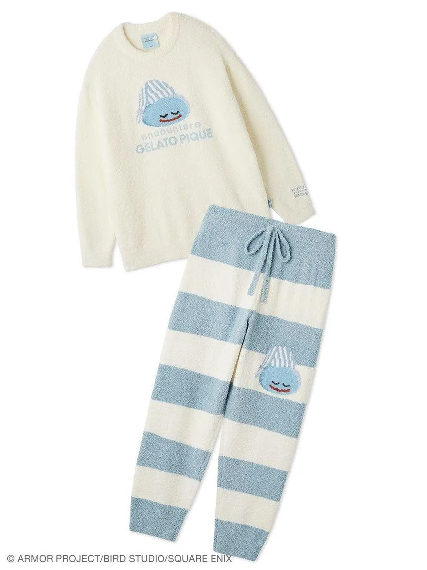 [Dragon Quest] Men’s Baby Moco Pullover & Striped Long Pants Set gallery 5