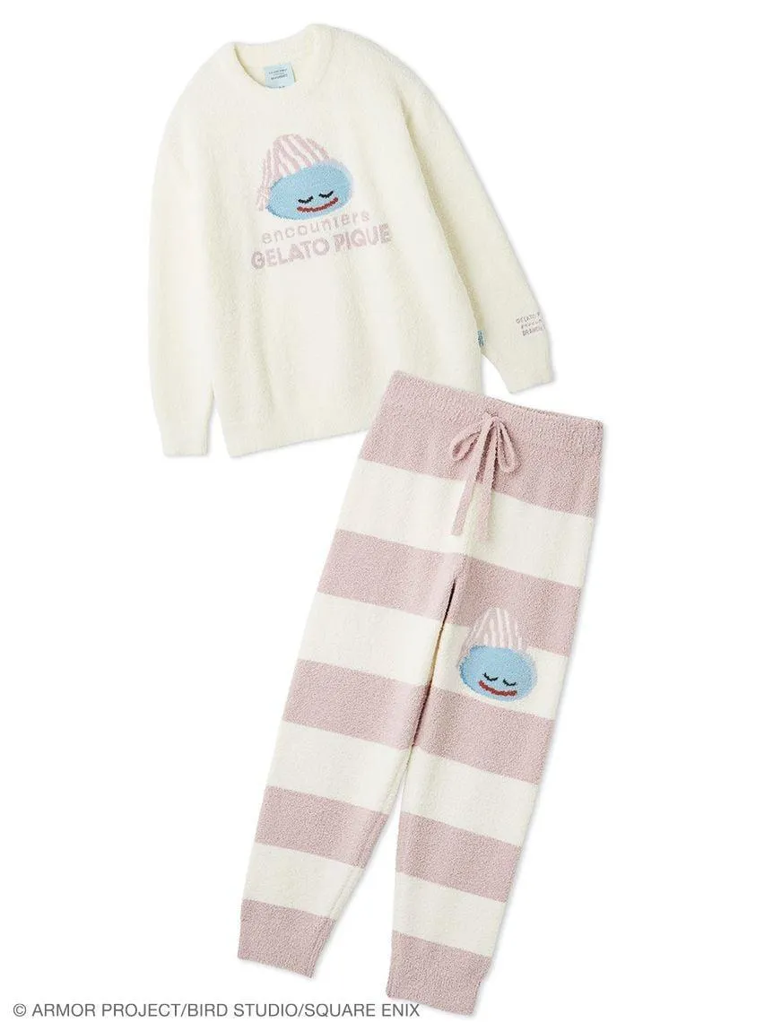 [Dragon Quest] Women’s Baby Moco Pullover & Striped Long Pants Set