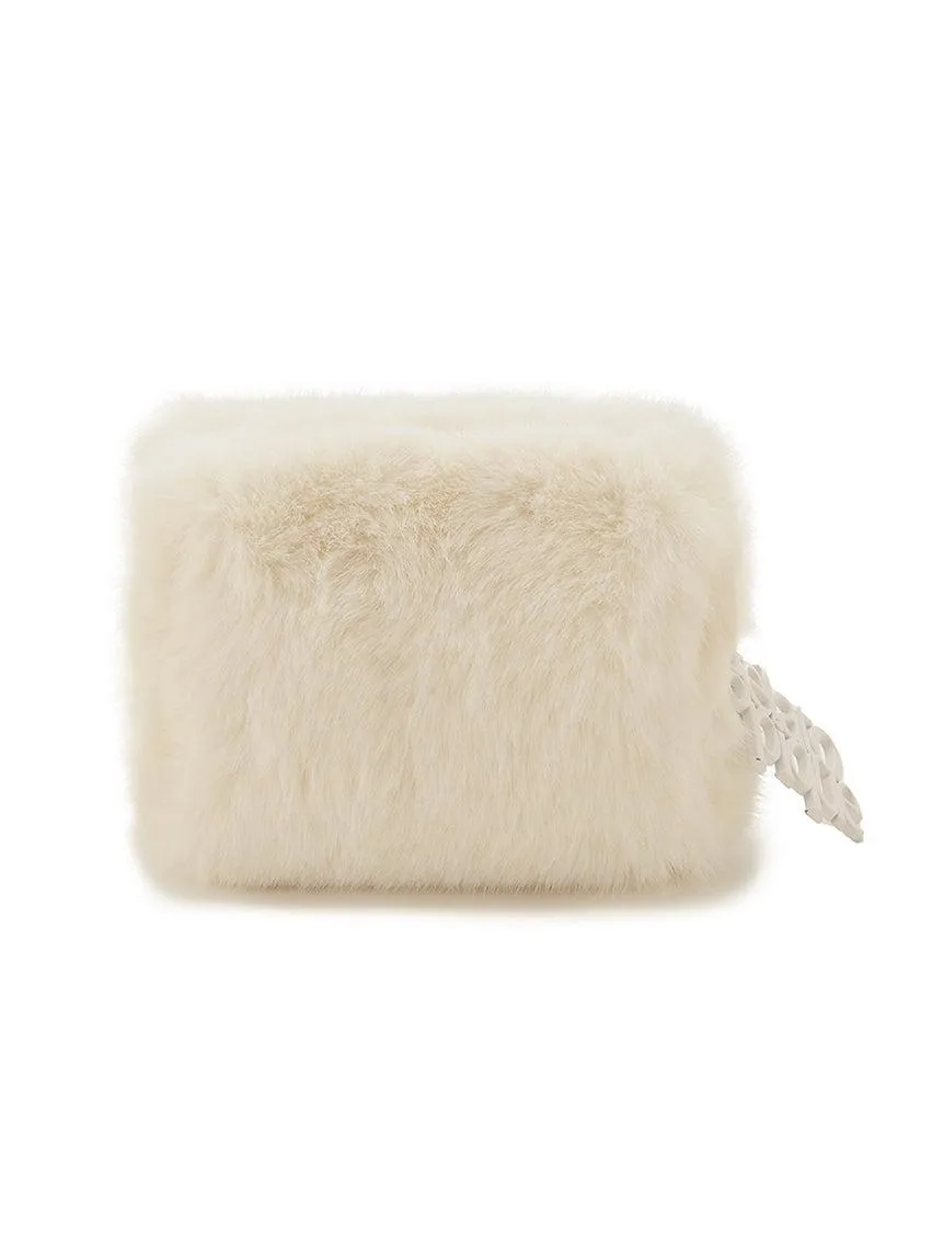 Faux Fur Mini Pouch