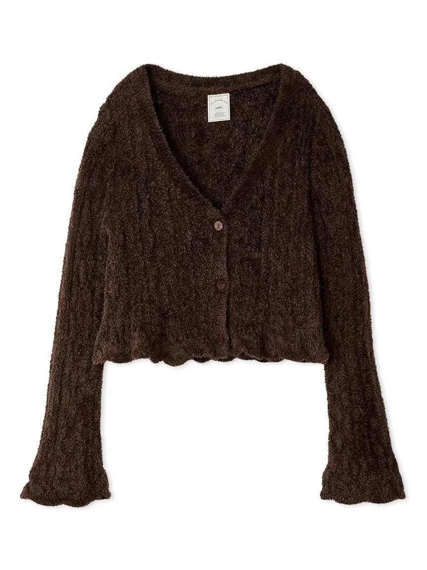 Feather Patterned Cardigan gallery 1