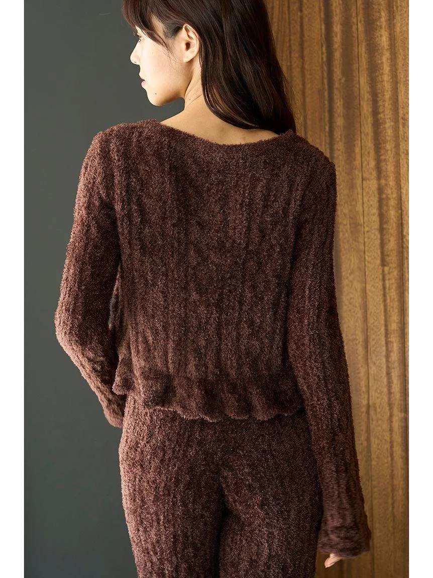 Feather Patterned Cardigan gallery 7