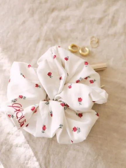 Floral Hair Scrunchie gallery 2